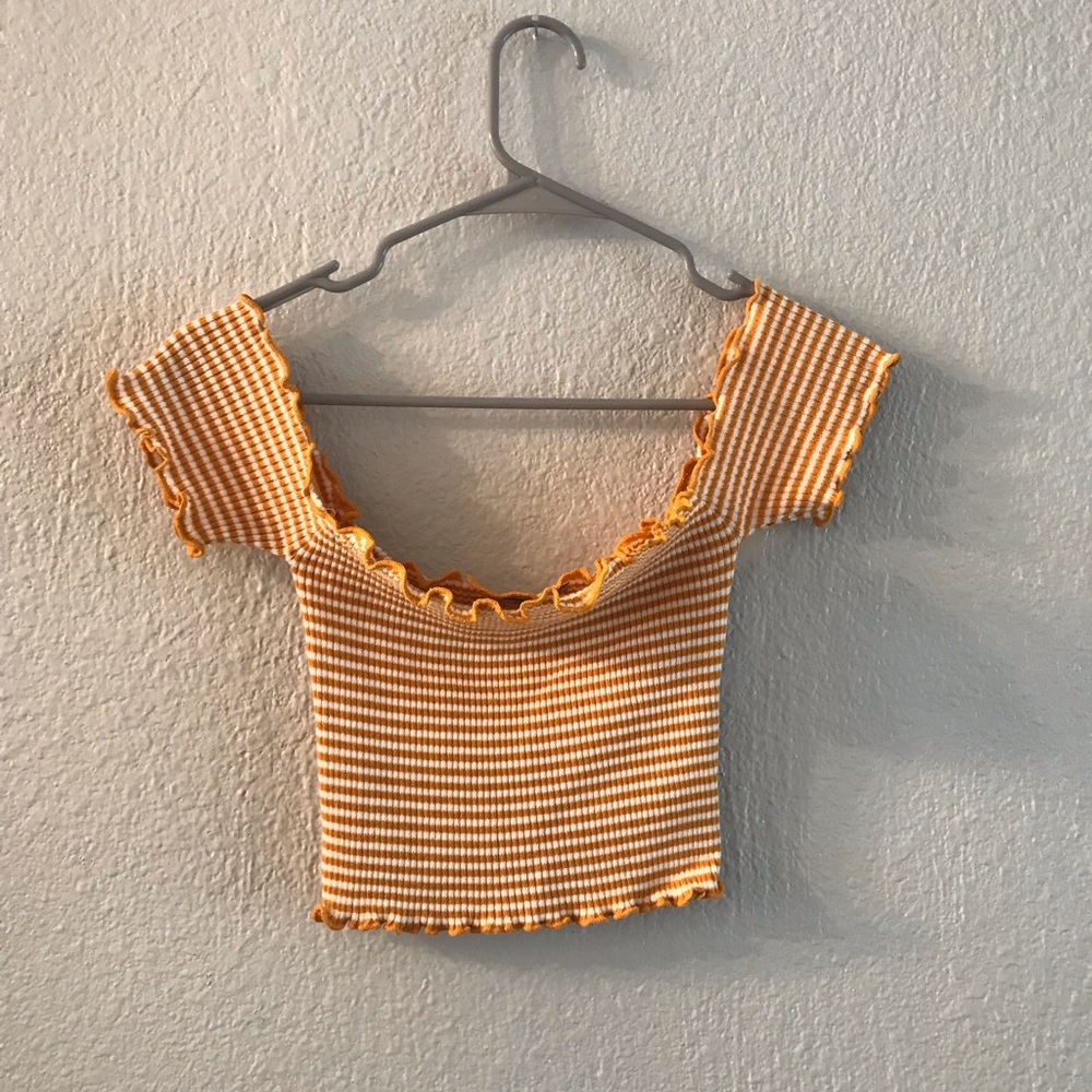 Yellow Crop Top